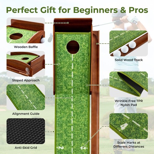 Auto return golf - return, putting