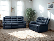 Black Leather Recliner Corner