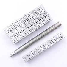 Alphabet Letter Metal Punch Set Seal Logo Stamp Punch Handmade Leather Tools