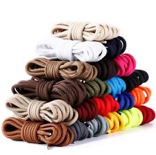 Premium Polyester Shoelaces Colored Round Bootlace Sneakers Runners Shoe Laces