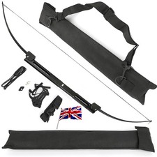 58" Folding Bow Recurve Bow 35lbs Archery Hunting Shooting Portable RH LH