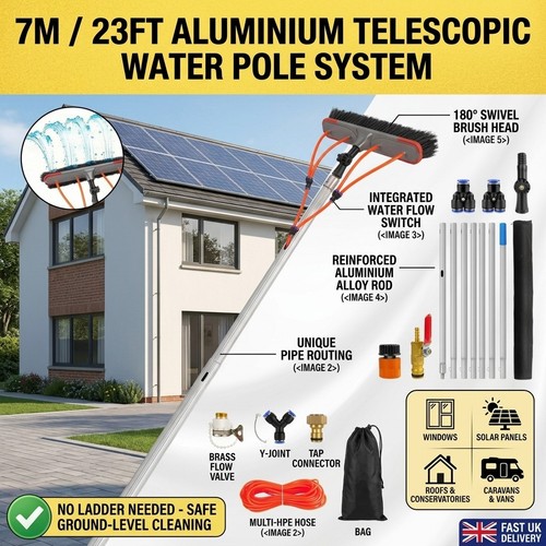 23ft water fed - 7m,