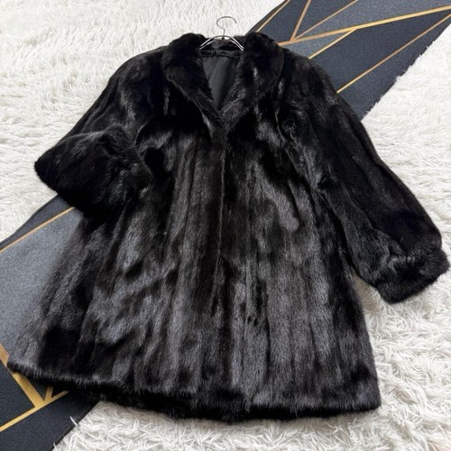 Sable black mink coat - sable,