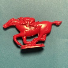 Vintage Cracker Jack Gumball Prize Plastic Stand Up Race Horse