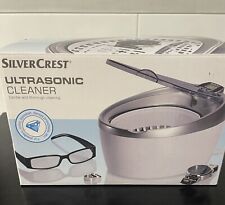 Silver Crest Ultrasonic Cleaner - Jewellery Glasses Dentures CDs DVDs Coins etc.