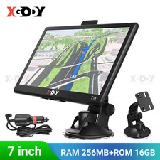 16G 7" GPS Sat Nav Navigation Car Truck HD Touch Screen UK&EU Maps Free Lifetime