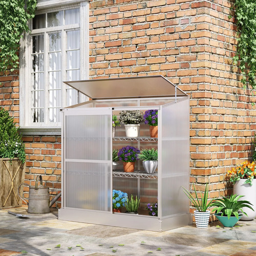 3tier greenhouse outdoor plant - greenhouse,