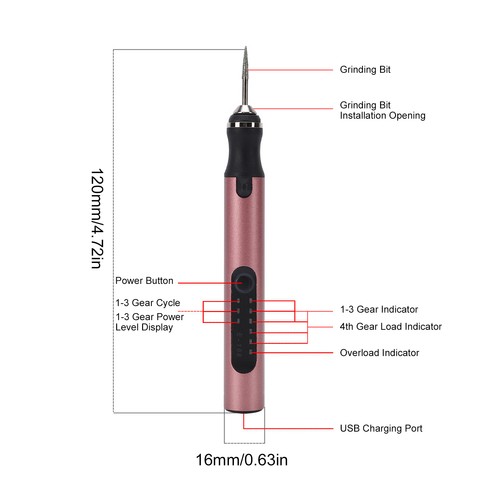 Mini usb engraving pen - mini,