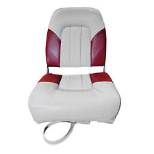 MARINE DELUXE FOLDING BOAT SEATS RED/GREY (75155GR) speed yacht fishing chair