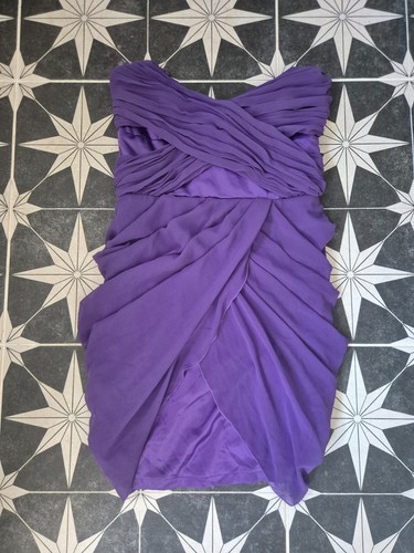 Purple lipsy halterneck - , dress