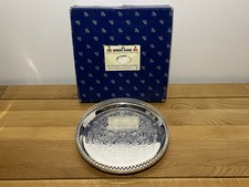 Vintage Queen Anne Silver Plated Serving Tray Never Used