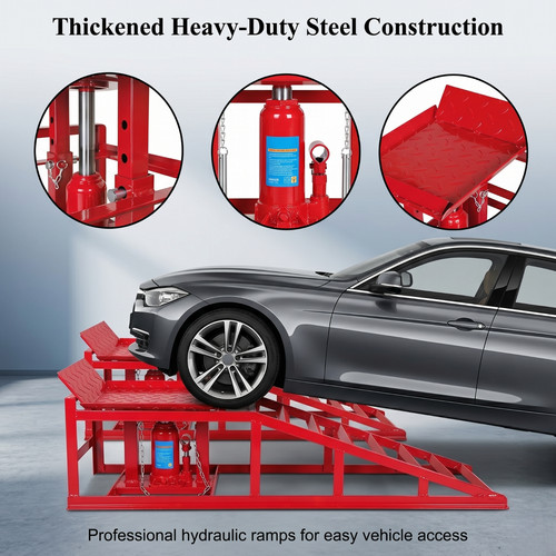 Ton hydraulic car lift ramps - car,
