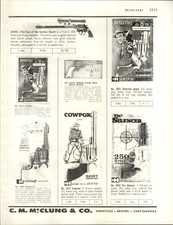 1966 PAPER AD Toy golden agent Cap gun pistol Marine USMC spittin image