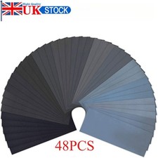 48Pcs Wet and Dry Sand Paper