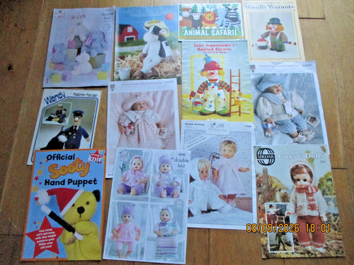 Job lot vintage - job, knitting