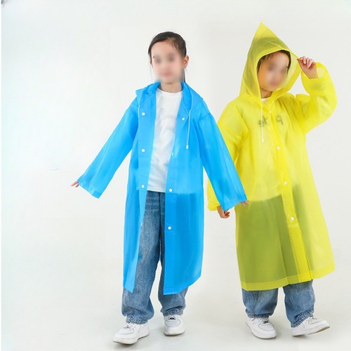 Kids long thick raincoat - long,