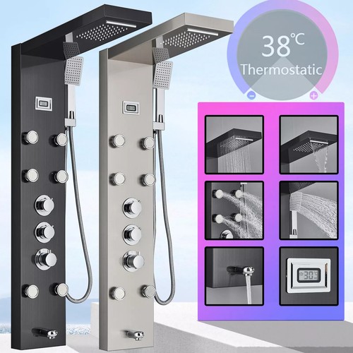 Thermostatic shower panel - thermostatic,