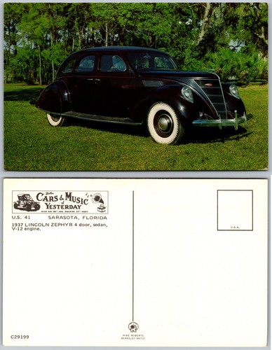 1937 lincoln zephyr sedan - lincoln,