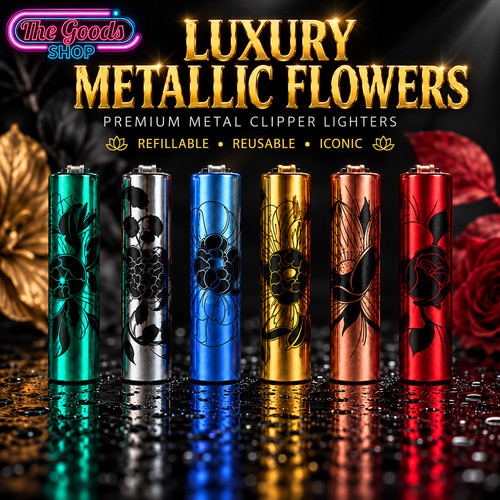 Clipper metallic mini flowers - metallic,