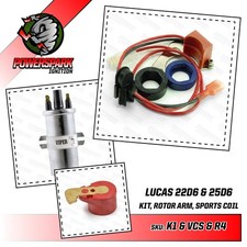 Electronic Ignition Kit Lucas 25D6 22D6 Viper Dry Coil Austin Jaguar Triumph