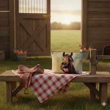 Funny Horse Makeup Bag –