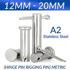 12MM 14MM 16MM 20MM Clevis Pin 304 Stainless Steel A2 Hinge Pin Rigging Pin
