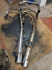 Genuine Suzuki GS650E GS650 E 1977-1985 Complete Exhaust (Needs Slight Repair)