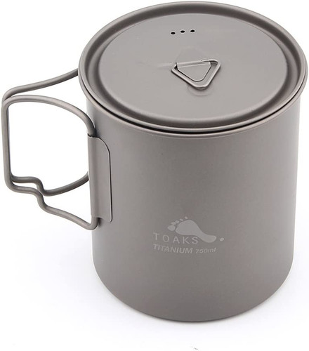 Titanium pot 750ml ultralight - titanium,