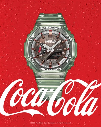 Casio shock coca cola - g-shock,