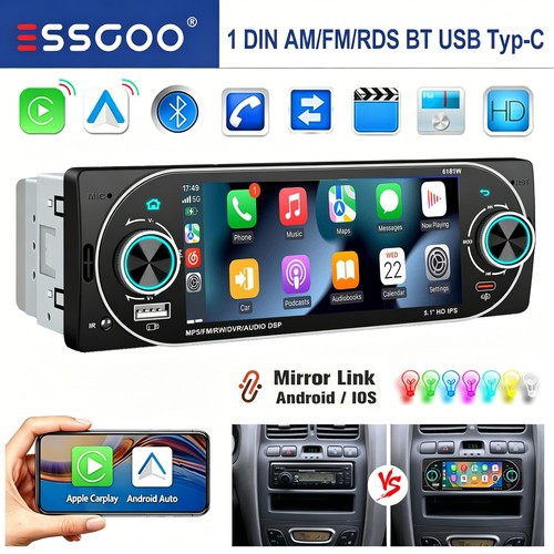Single 1din touch - 5.1",