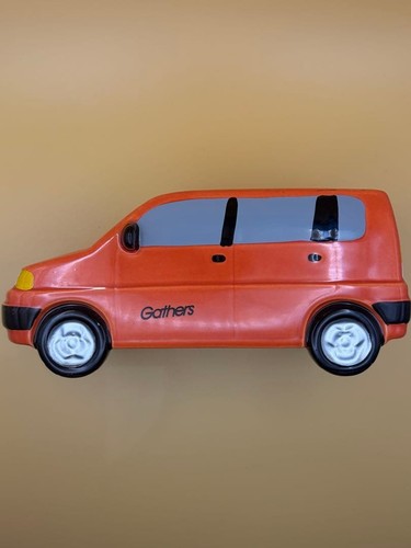 Honda mini car orange - mini,