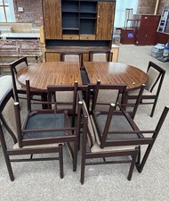 Rosewood dining table chairs - rosewood,