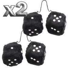 2 Pair of Soft Fluffy Furry