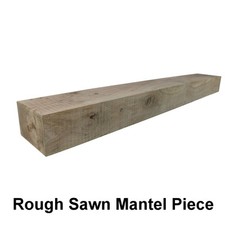 Solid Oak Beam Mantel Piece, Firesurround Lintel, Floating Shelf - FREE DELIVERY