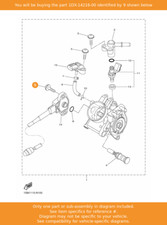 YAMAHA Screw, 1DX-14216-00 OEM