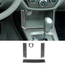 4X Carbon Fiber Center Storage Control Trim Cover For Subaru Forester 2009-2013