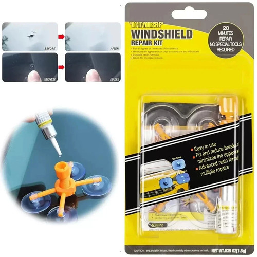 Car windshield repair kit fix - car,