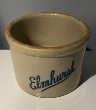 Elmhurst Dairy Stoneware Crock