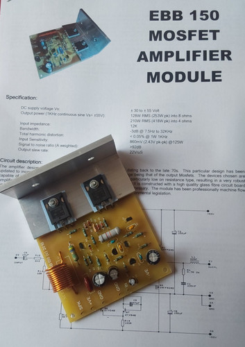 Off ebb 150 mosfet amplifier - mosfet,