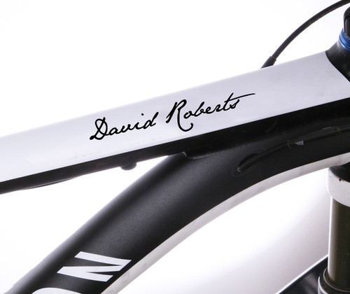 Personalised bike name - 2x,