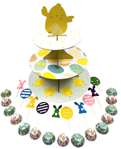Tier easter cupcake stand - 3,