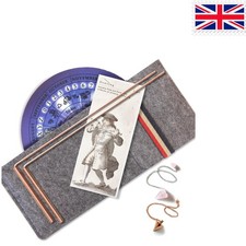 Authentic Water Divining Copper Rods - 99% Pure Copper & Bonus Pendulum