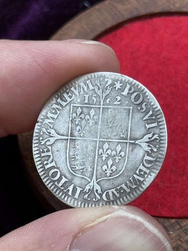 Elizabeth milled sixpence - elizabeth,