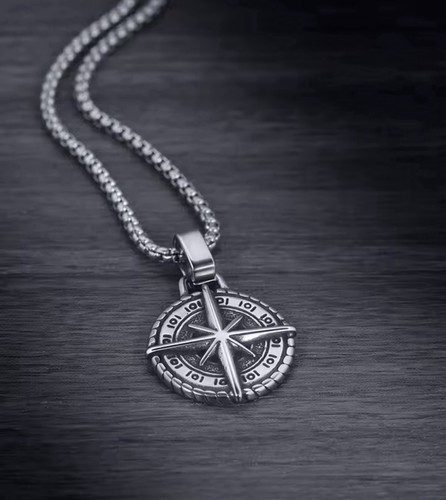 Stainless steel compass - steel,