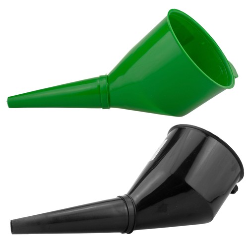 Angled fuel funnels - angled, with