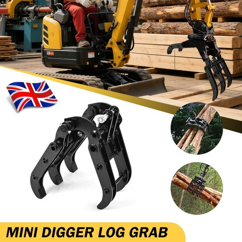 Mini digger log grab - digger,