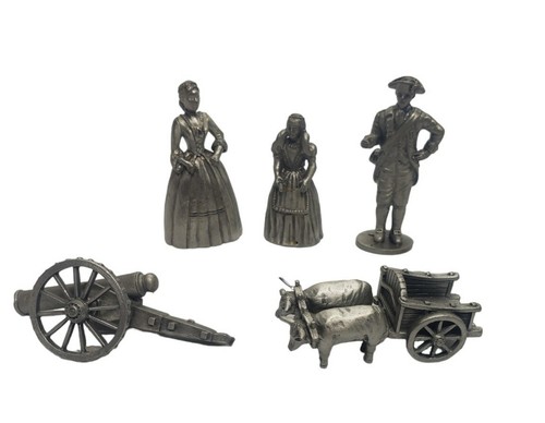 Pewter miniature fort - pewter,