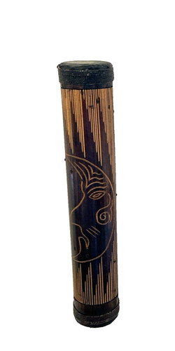 Rainmaker carved moon bamboo - moon,