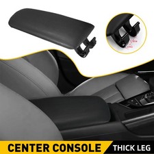 Black Leather Armrest Center