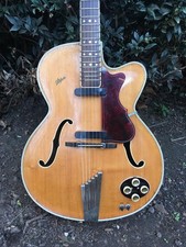 Hofner  President  1956  - Blonde  - Rare Round Panel